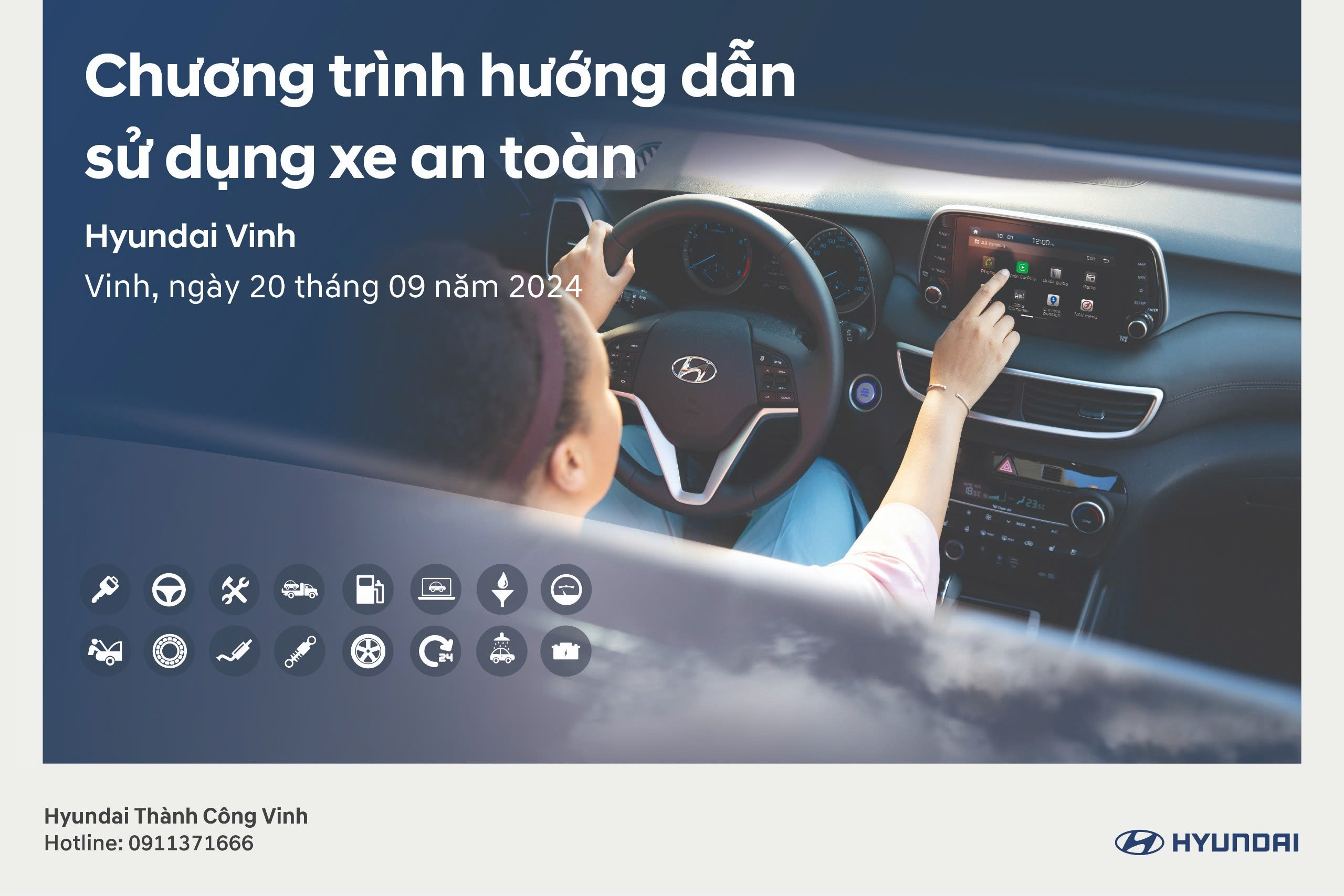 CHƯƠNG TRÌNH HƯỚNG DẪN SỬ DỤNG XE AN TOÀN NGÀY 20/09/2024